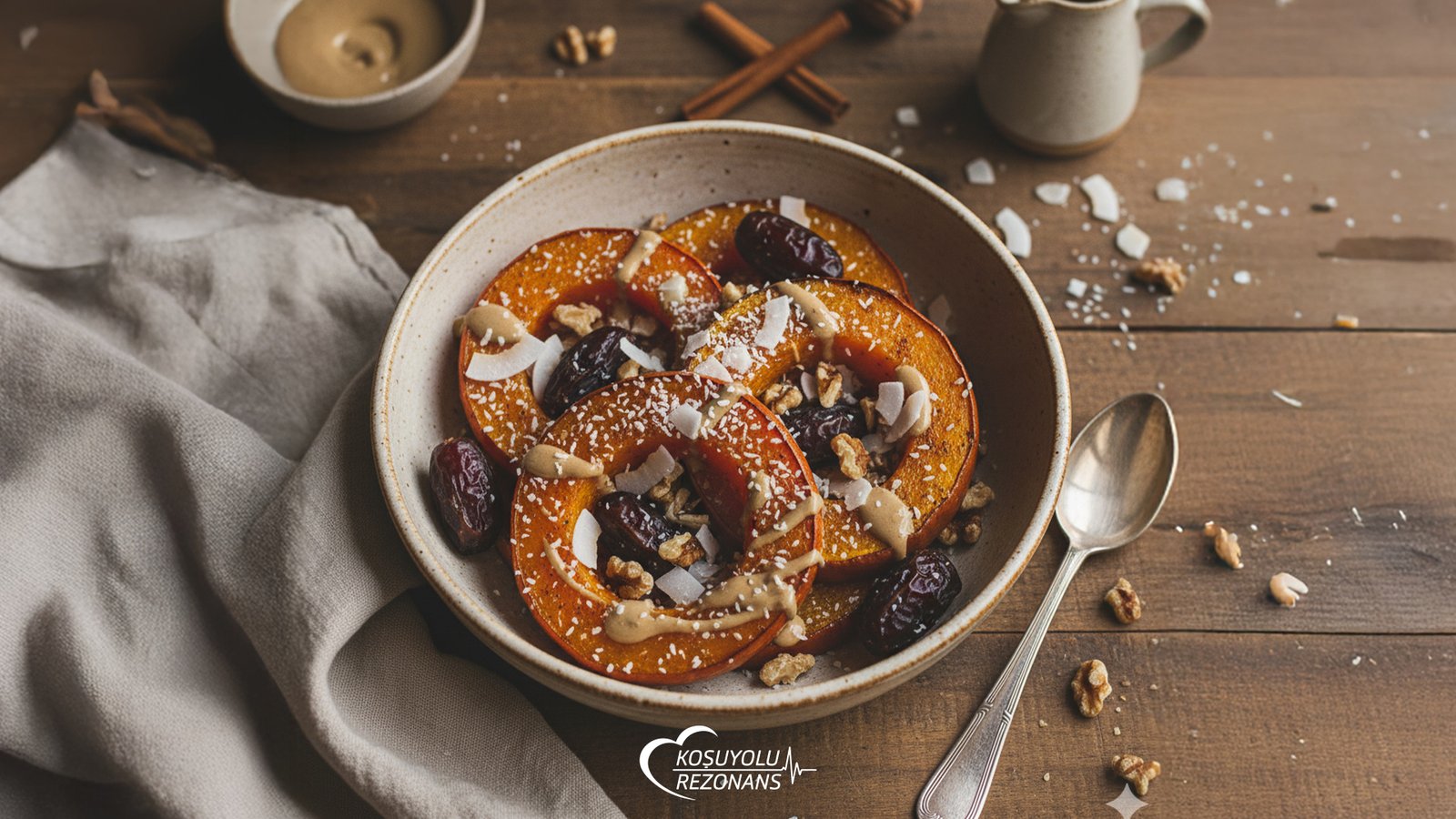 Fırınlanmış Tarçınlı Bal Kabağı