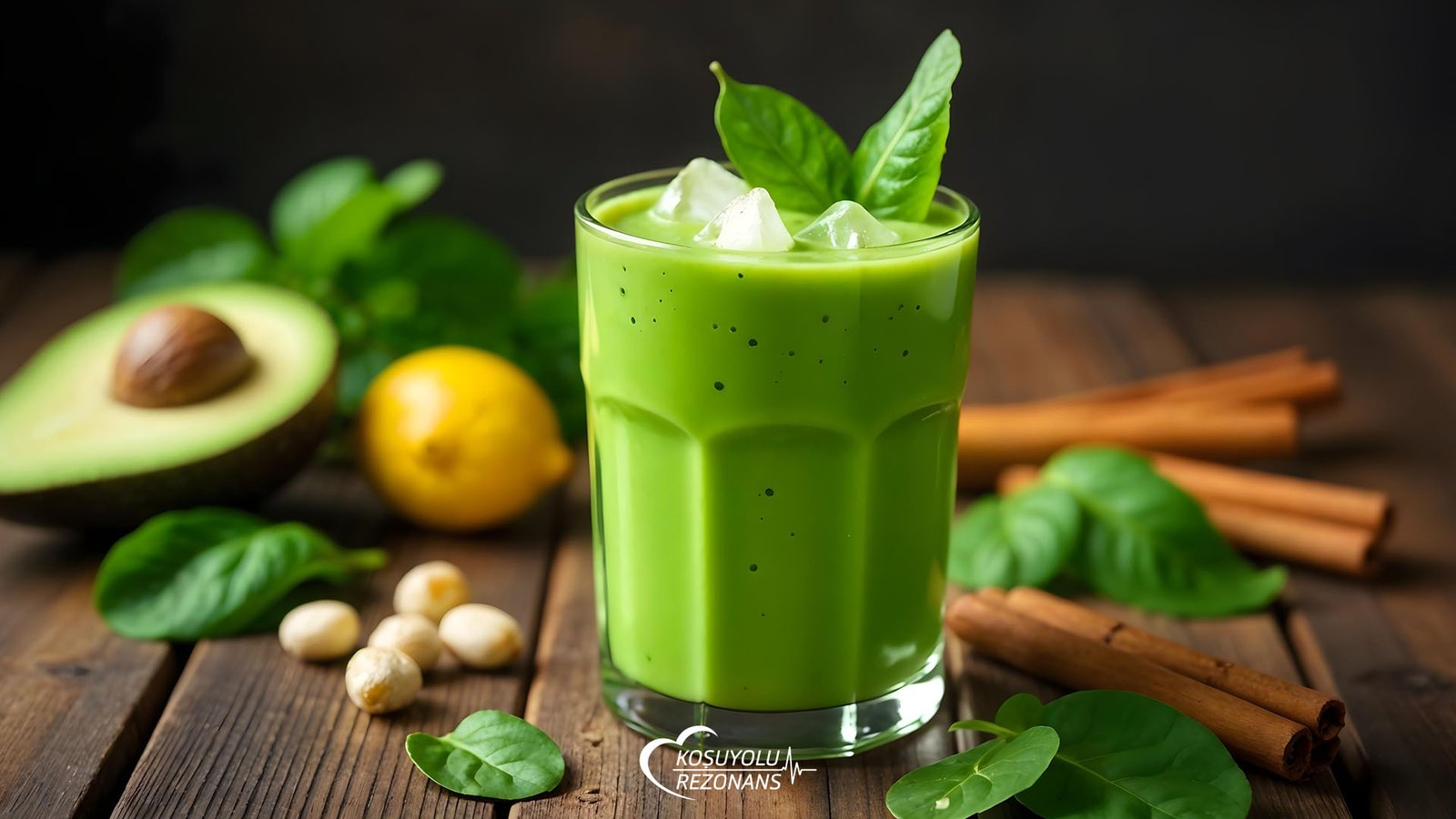 Ispanaklı ve Fındıklı Smoothie
