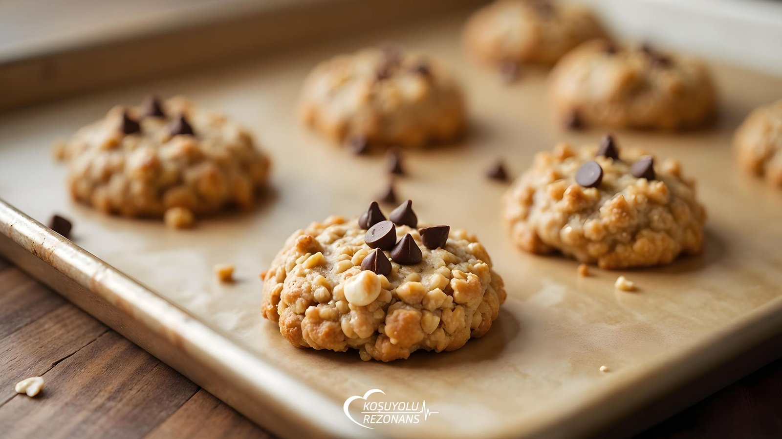 Muzlu Yulaflı Fit Kurabiye