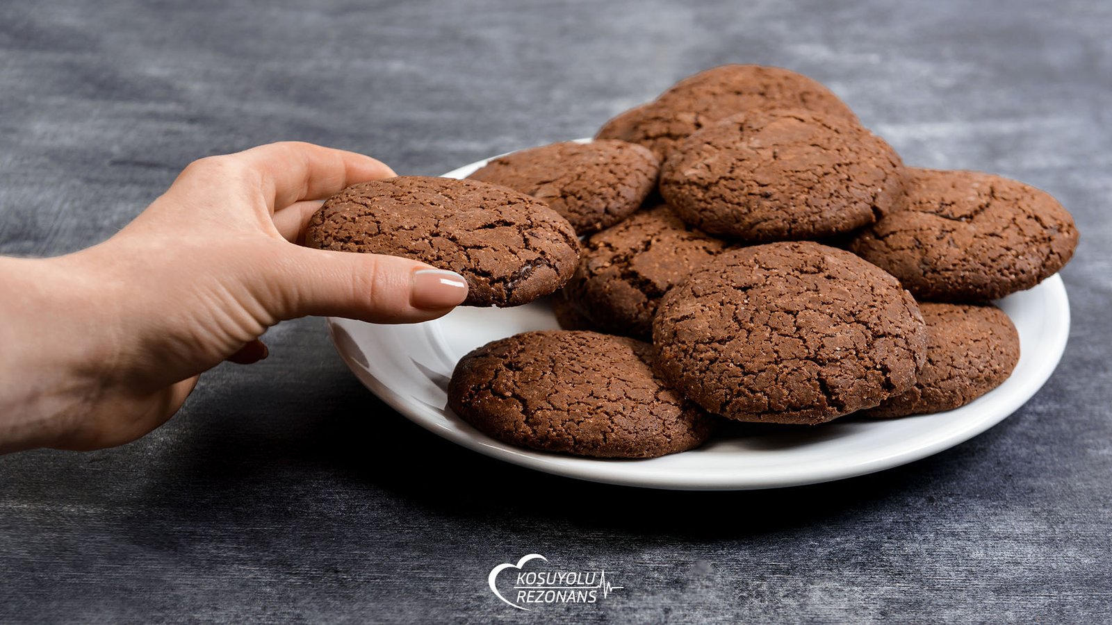 Kakaolu Badem Unlu Kurabiye